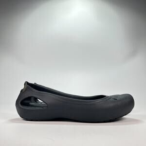 Crocs Kadee Ballet Flats Black Comfort Slip On Lightweight Shoes Women’s Size 8